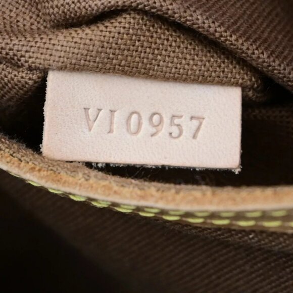 LOUIS VUITTON LV Logo Alma Hand Bag Monogram Leather Brown France 71EB743 - Picture 2 of 15